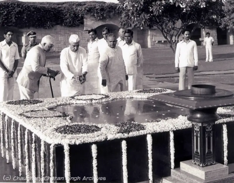 Chaudhary Charan Singh historical moment